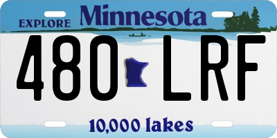 MN license plate 480LRF