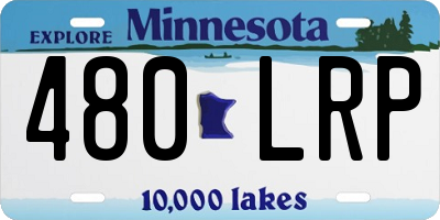 MN license plate 480LRP