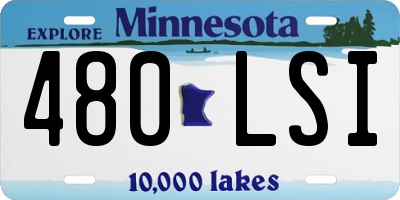 MN license plate 480LSI