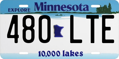 MN license plate 480LTE