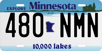 MN license plate 480NMN