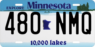 MN license plate 480NMQ