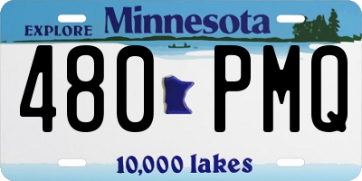MN license plate 480PMQ