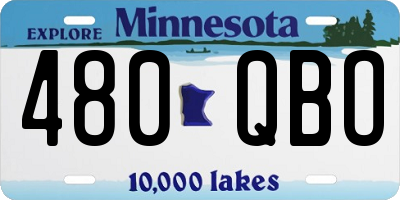 MN license plate 480QBO
