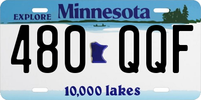 MN license plate 480QQF