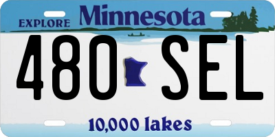 MN license plate 480SEL