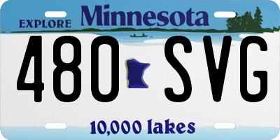 MN license plate 480SVG