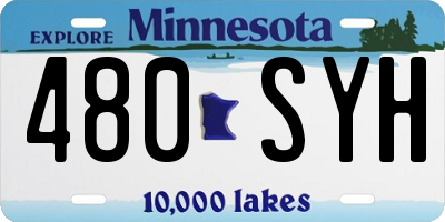 MN license plate 480SYH