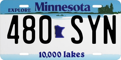 MN license plate 480SYN