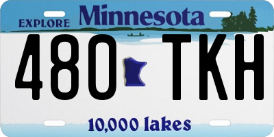 MN license plate 480TKH