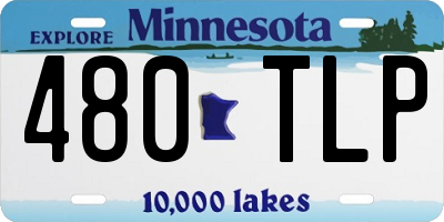MN license plate 480TLP
