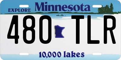 MN license plate 480TLR