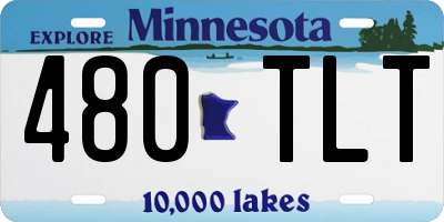 MN license plate 480TLT