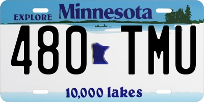 MN license plate 480TMU