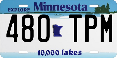 MN license plate 480TPM