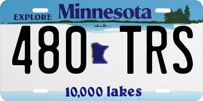 MN license plate 480TRS