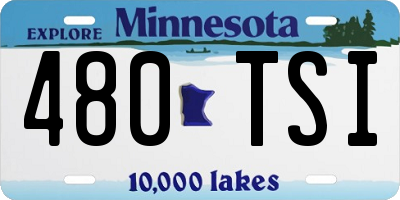 MN license plate 480TSI
