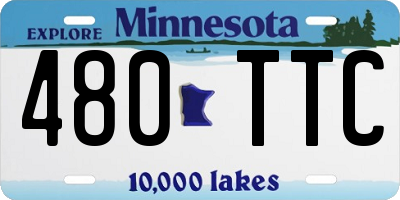 MN license plate 480TTC