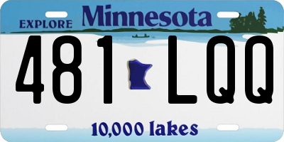 MN license plate 481LQQ