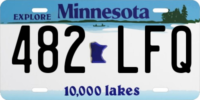 MN license plate 482LFQ