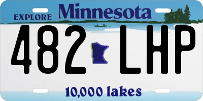 MN license plate 482LHP