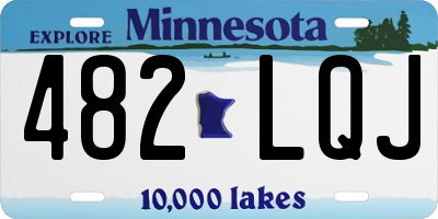 MN license plate 482LQJ