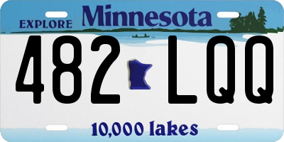 MN license plate 482LQQ