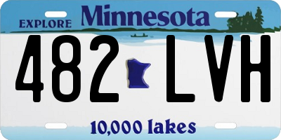 MN license plate 482LVH