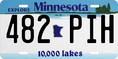MN license plate 482PIH