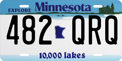 MN license plate 482QRQ