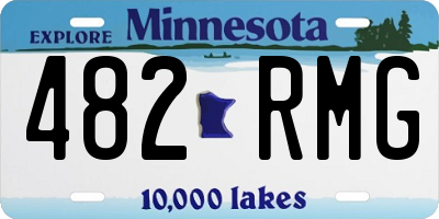 MN license plate 482RMG