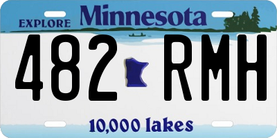 MN license plate 482RMH