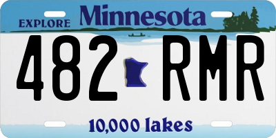 MN license plate 482RMR