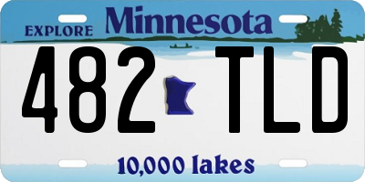 MN license plate 482TLD