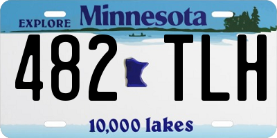 MN license plate 482TLH