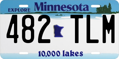 MN license plate 482TLM