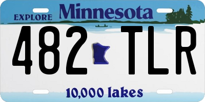 MN license plate 482TLR