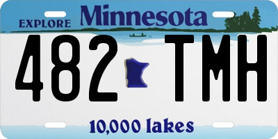 MN license plate 482TMH