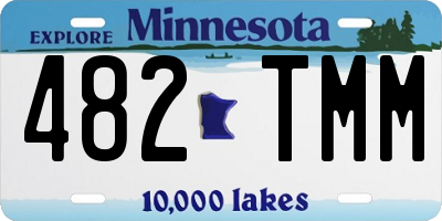 MN license plate 482TMM