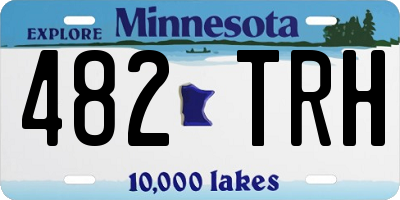 MN license plate 482TRH