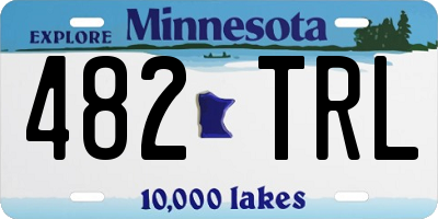 MN license plate 482TRL