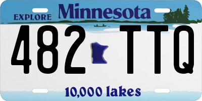 MN license plate 482TTQ
