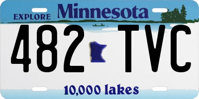 MN license plate 482TVC