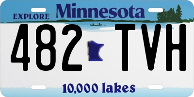 MN license plate 482TVH
