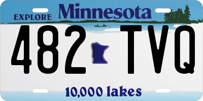 MN license plate 482TVQ