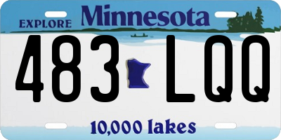 MN license plate 483LQQ