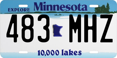 MN license plate 483MHZ