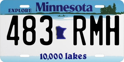 MN license plate 483RMH