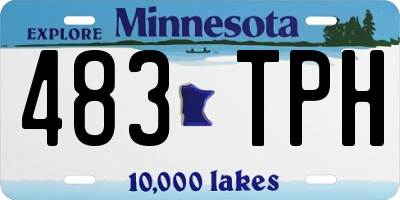 MN license plate 483TPH