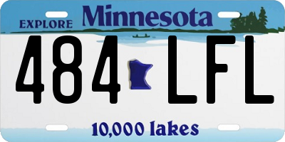 MN license plate 484LFL